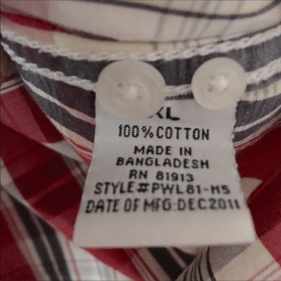 Paper Denim & Cloth Long Sleeve Button Down Shirt XL - Picture 4 of 4